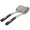 Spice by Tia Mowry Savory Saffron Gray 7 Piece Ceramic Nonstick Aluminum Cookware Set with Nylon Utensils
